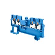 Клемма push-in четырехпроводная, 1.5 мм², синяя